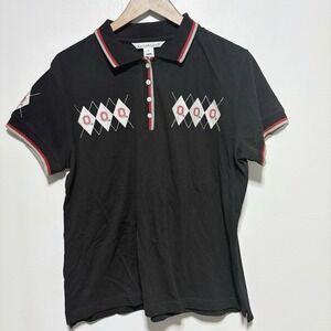 Bellepointe Polo Shirt Womens XL OSU Ohio State Embroidery Short Sleeve Vintage